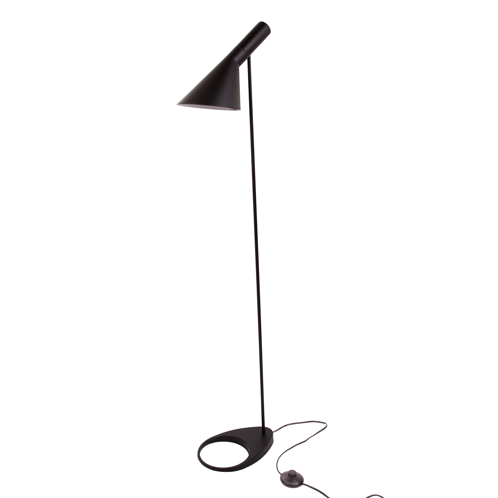 Arne Jacobsen style, Vloerlamp AJ Lamp zwart