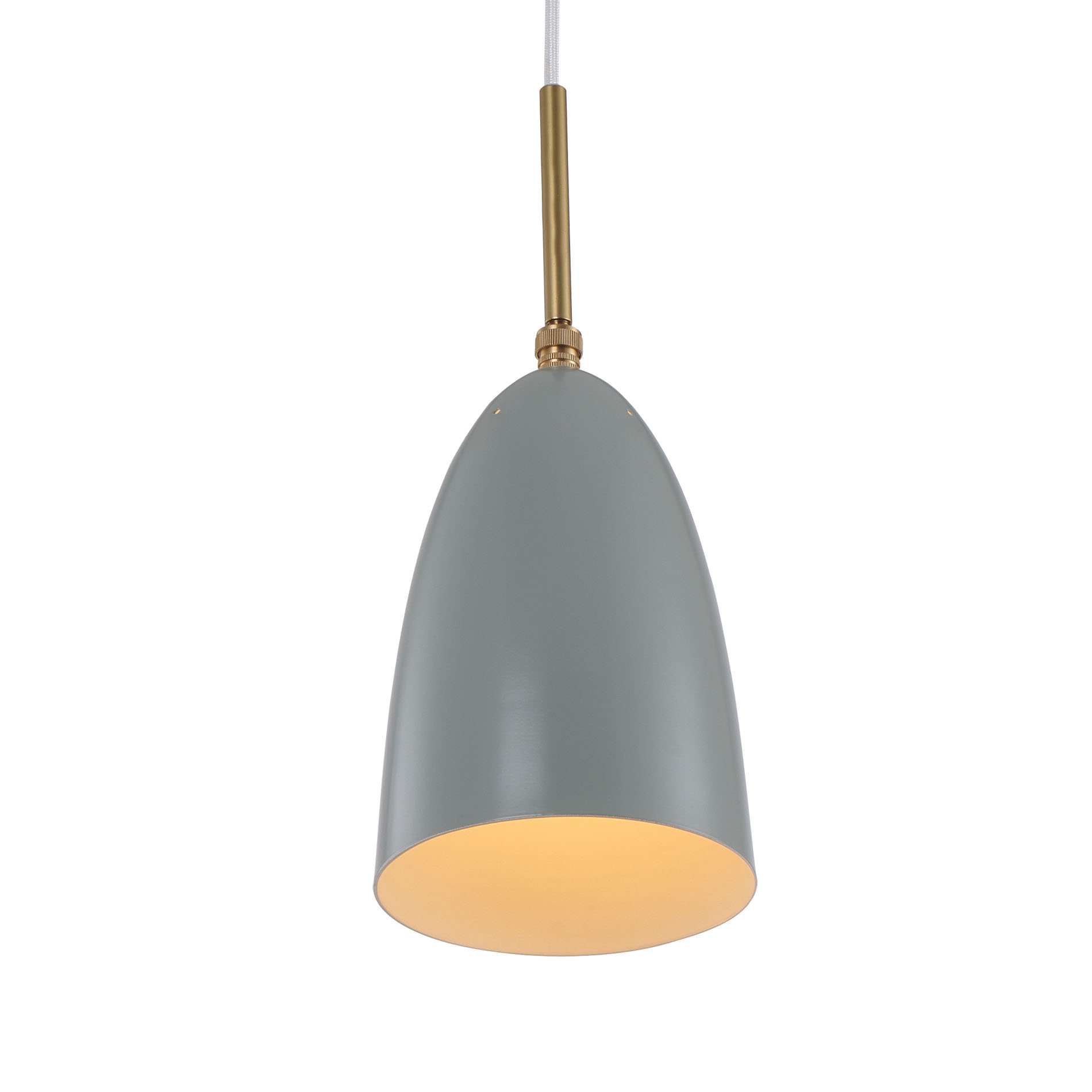 Greta Magnusson style, Hanglamp Gräshoppa grijs