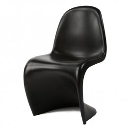 Verner Panton style, Kinderstoel Panton stoel glanzend zwart