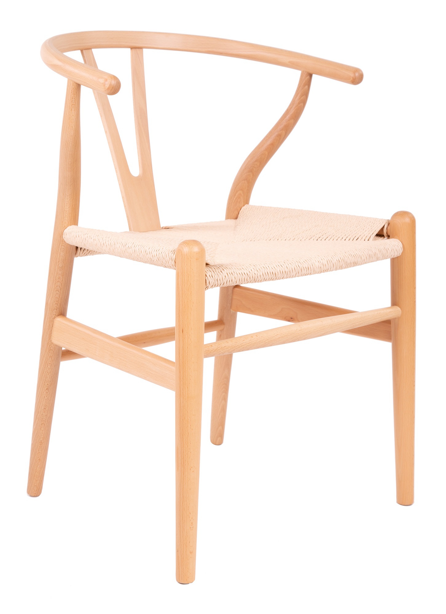 Wegner style, Eetkamerstoel Y-chair wishbone CH24 naturel naturel