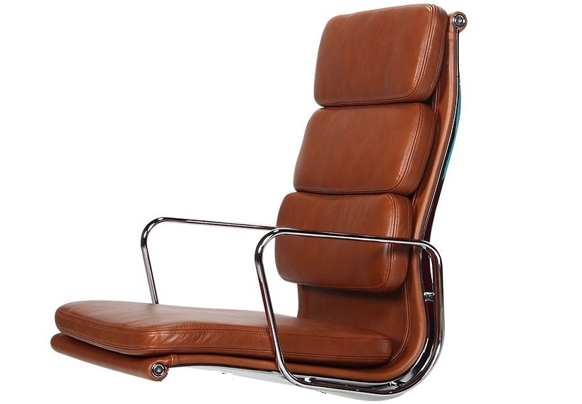 Charles Eames style, Vergaderstoel EA208 Hoge rug antique