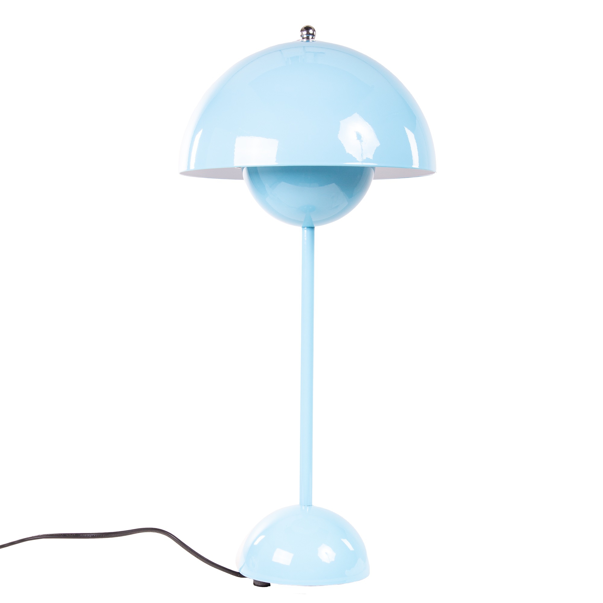 Verner Panton style, Tafellamp Flower Pot VP3 Lichtblauw