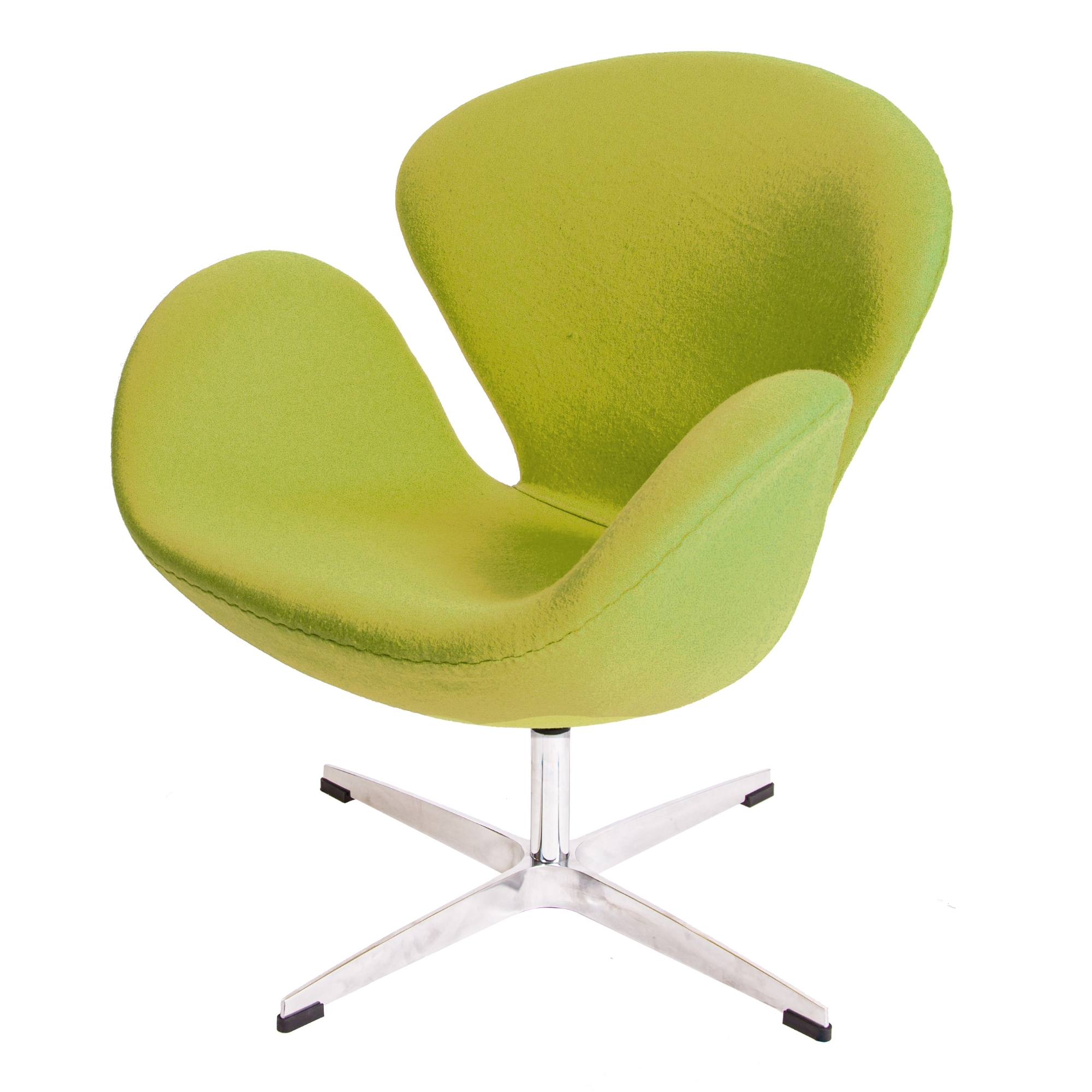 Arne Jacobsen style, Lounge stoel Swan mosterd