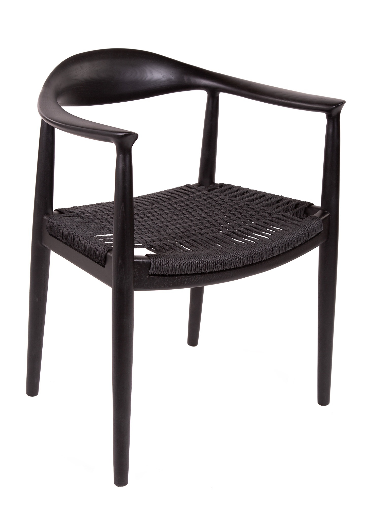 Wegner style, Eetkamerstoel kennedy chair zwart zwart