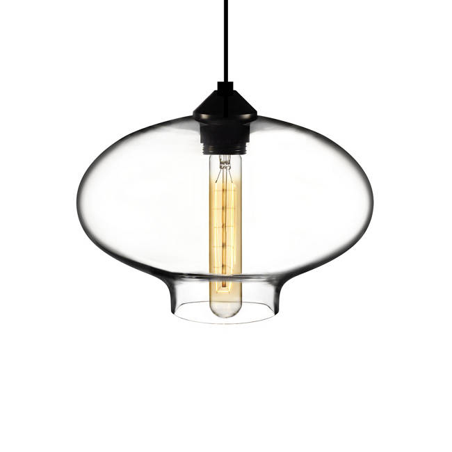 Vintage style, Hanglamp Type A Glazen hanglamp transparant