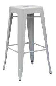 Xavier Pauchard style, Barkruk Tolix style barkruk 77cm mat grijs